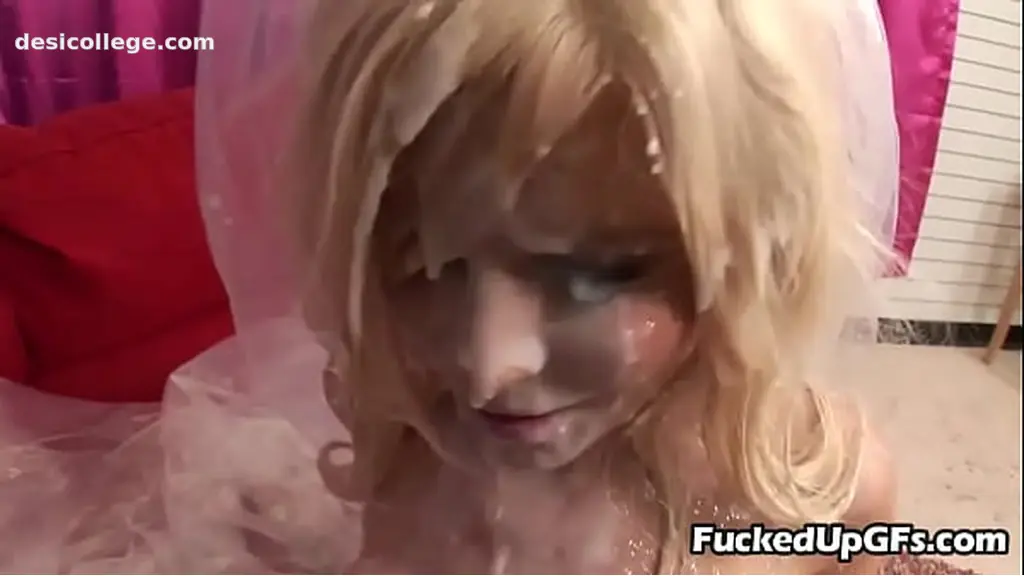 Caught Extreme Bride Facial with Pornstar Kenzi Marie