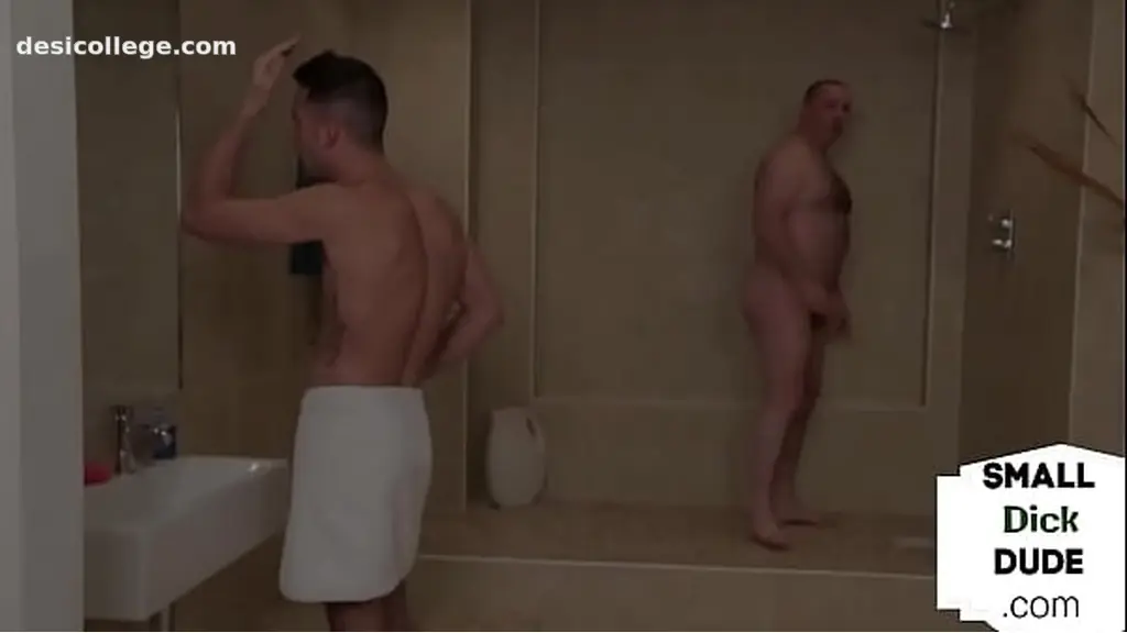 CFNM dommes humiliate pathetic tiny dick in showers