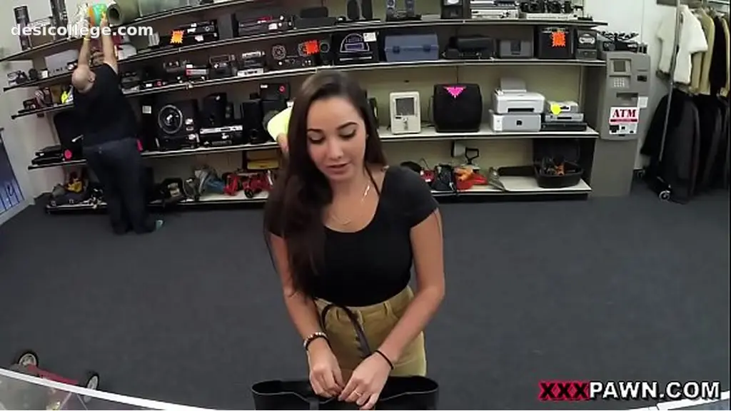 College Girl Trades In The Goods!