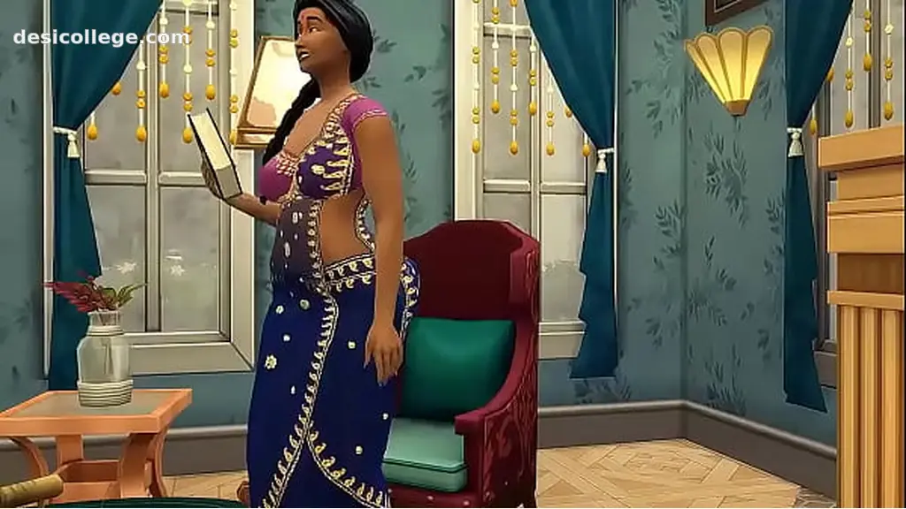 Desi Busty Aunty Shweta in a Saree - Vol 1 Part 1