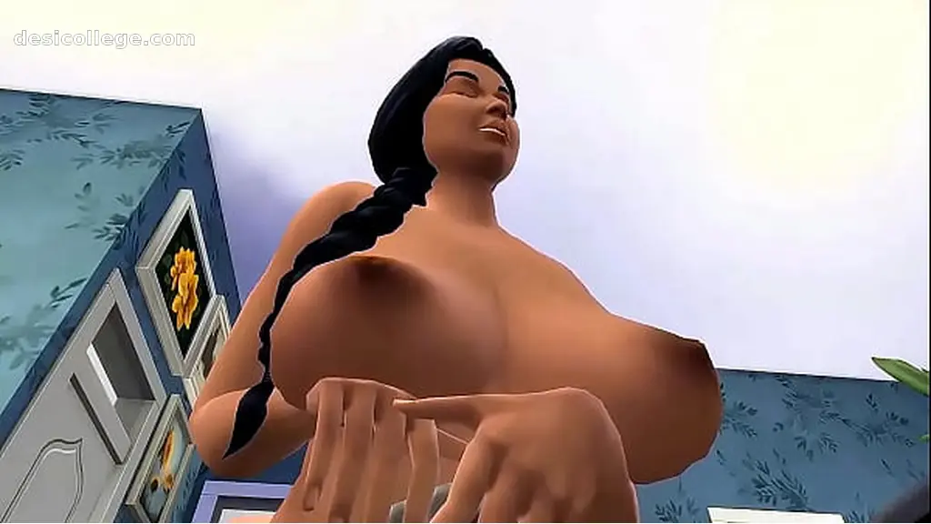 Desi Hindi Version - Desi Home alone sex with Indian Big Boobs widow aunty - Wickedwhims