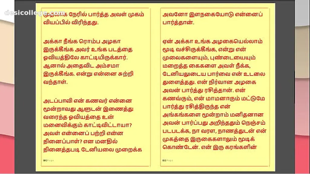 Desi Tamil Kama Kathai : My step Father-in-Law& Forbidden Desires - Part 39 : Tamil Sex Story