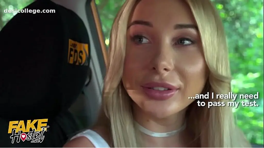 Fake Hostel Hot blonde Marilyn Crystal fucked by her driving teacher