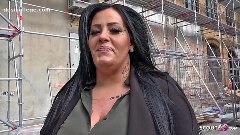 GERMAN SCOUT - BBW Teen Ashley bei Strassen Casting gefickt