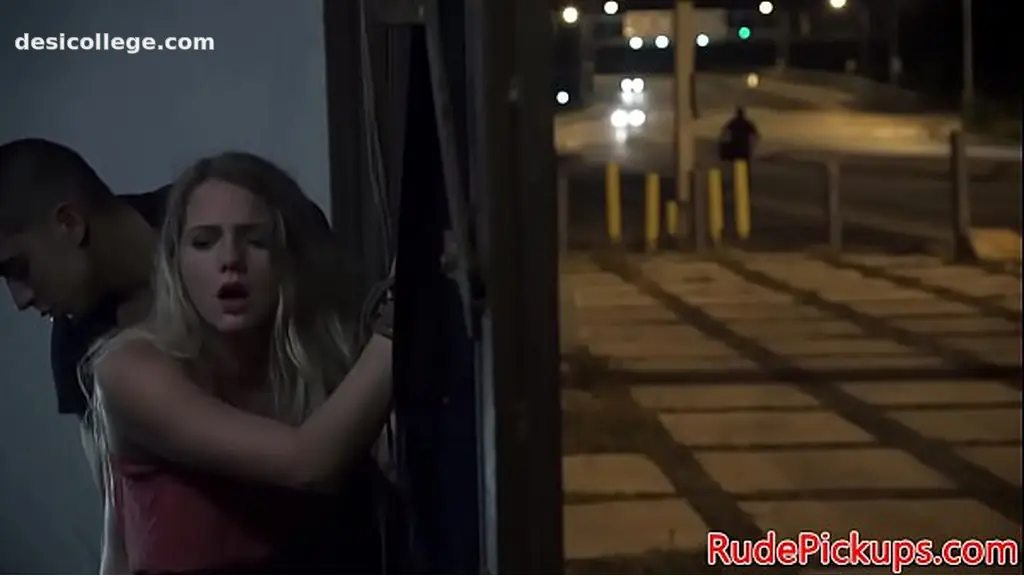 Hardfucked teen babe screwed in public