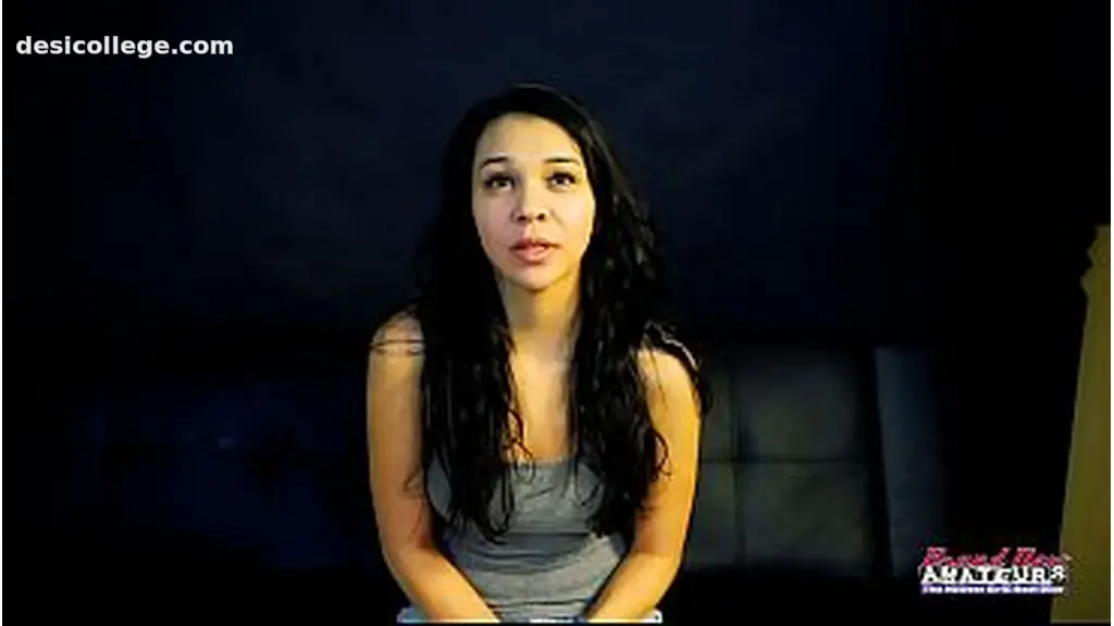 Homemade Sabrina Spreads Wide During Audition To Reveal Her Petite Hairy Pussy!