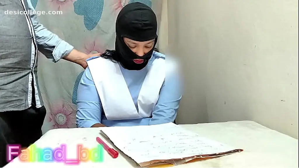 Indian Desi Student Got Tired To Study Part- 1