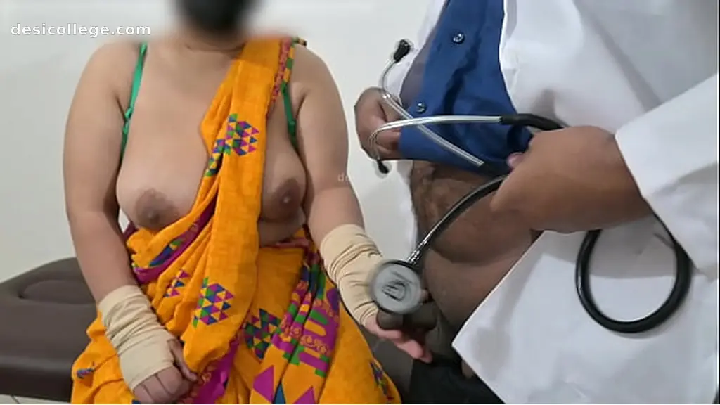 Indian Doctor checking telugu aunty boobs - Fresh Capture