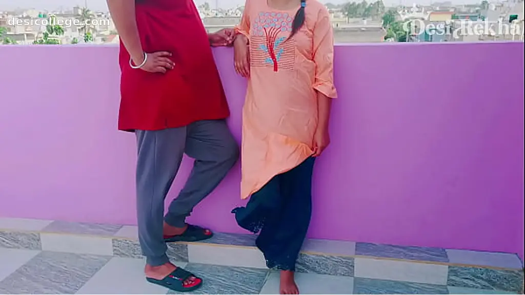 Just Leaked Outdoor terrace sex with sister-in-law | doggy style hard fuck hindi audio