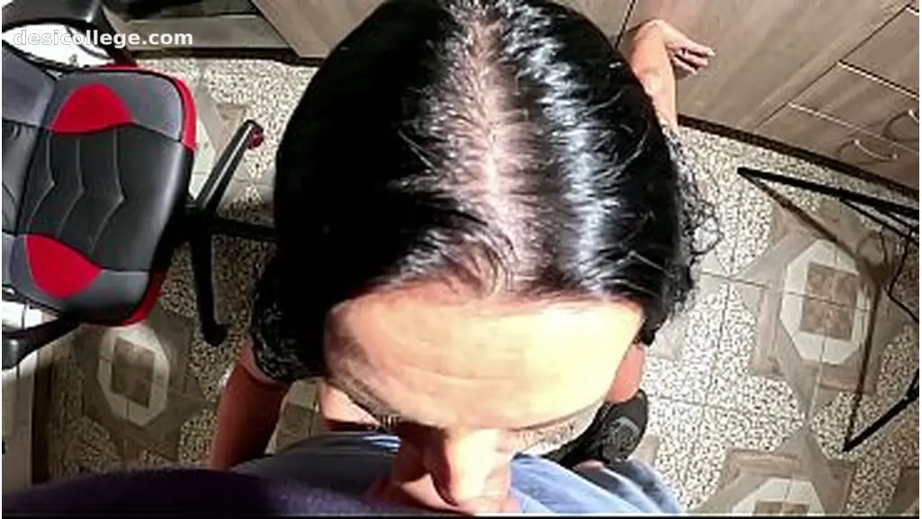 Kitchen Blowjob Surprise. Deepthroat, Cum in Mouth and Double Oral Finish