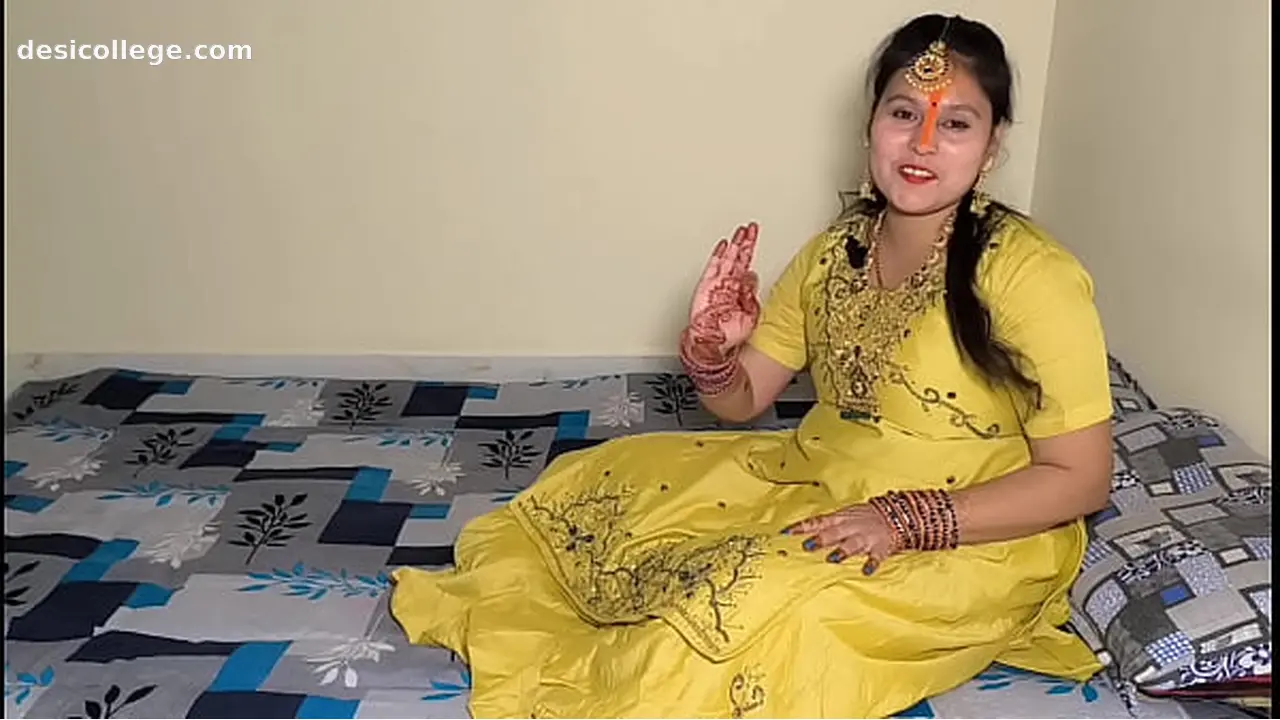 New Indian couples having sex during bridal function