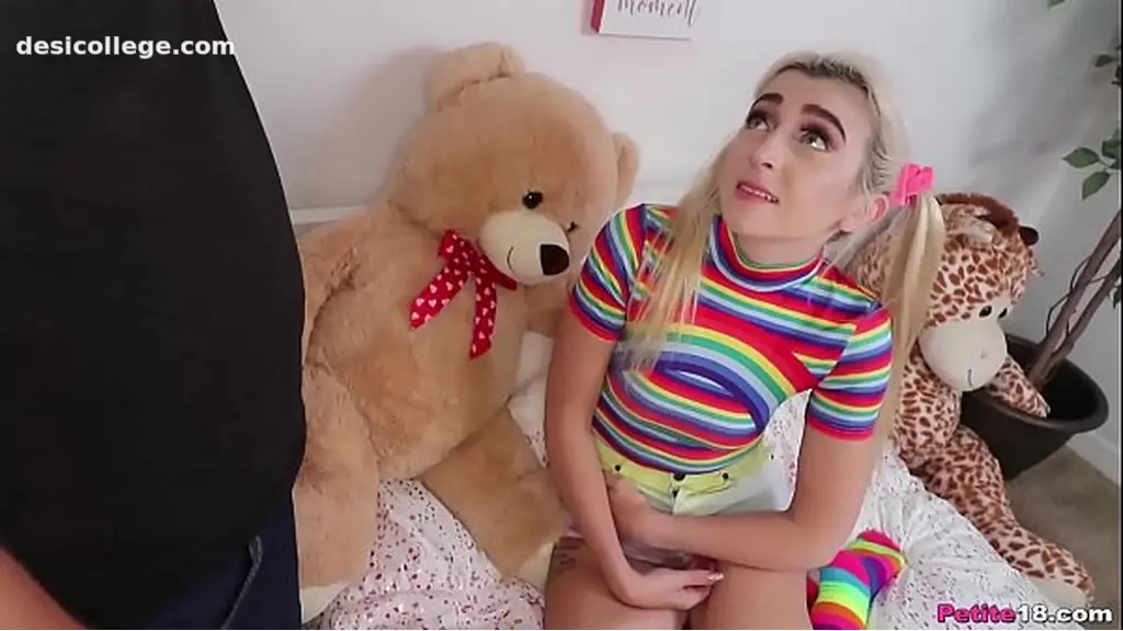 Pigtails and Rainbows - Petite Teen Fuck