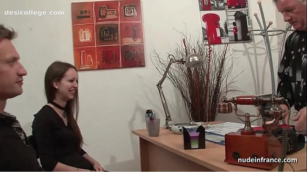 POV Amateur anal casting couch of a skinny french brunette in stockings