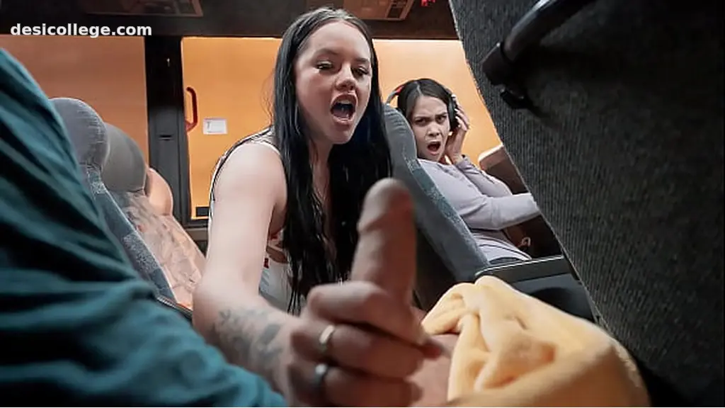 POV Sneaky Sex on the Public Bus - PervTeen