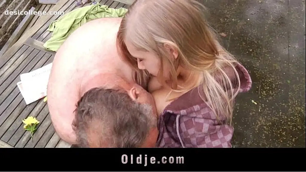 Real Incredible sex between sweet teenager and old bastard