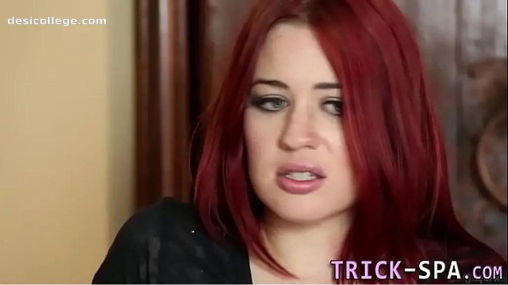 Real Redhead facialized by masseur