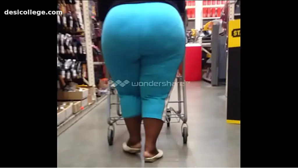 Shopping with my Black Mature BBW neighbor at the Depot