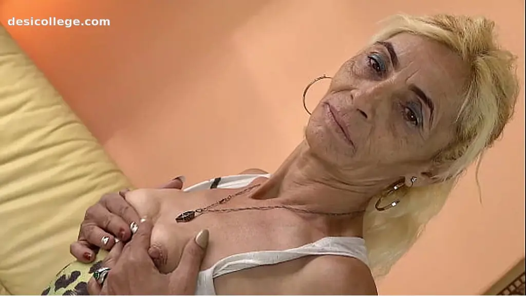 skinny ugly toothless granny
