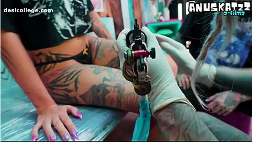 Tattoo Session Turns Into Wild Anal Threesome