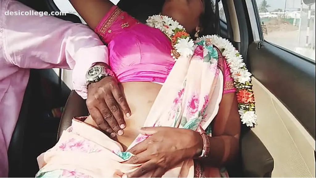 Trending Indian housewife cheating car sex Telugu dirty talks.