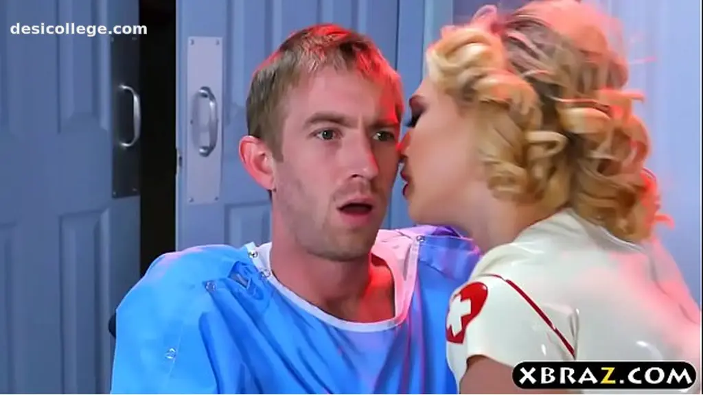 Uncut Nurse Kagney Linn Karter cures patient with anal sex
