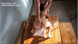10 minutes tieser og Kitchen Table Sex with Tiny Asian - Size Difference &amp; Intense Shaking...