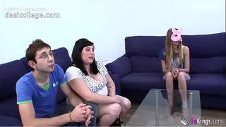 4K A couple and a girl asks us to see Jordi fucking live!