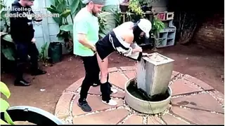 Almost got fired garden services f***** my wife