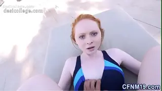 Amateur Cfnm redhead cum dumped