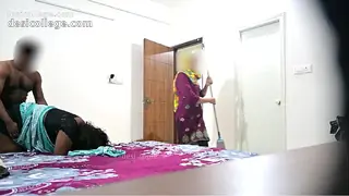 Amateur Fucking wife infront of maid