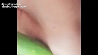 Amateur Sister bath time fuck pussy with Sponge gourd