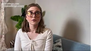 Amateur The principal teaches a young student how to behave in college