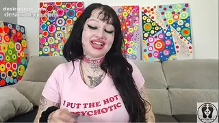 BIMBO CURVY GIRL MOUTH TONGUE FETISH