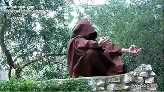 Blonde babe found sexual guru in public &amp; ride his cock