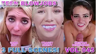Busty Blonde Waitress Kayla POV Facial