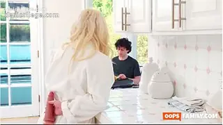 Busty Boss Lady Lily Quick Handjob