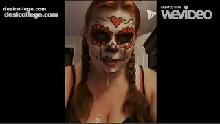 Candy Skullz Deepthroat Training until She Pukes