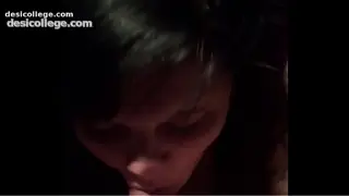 Caught sexy blowjob from curvy girlfriend