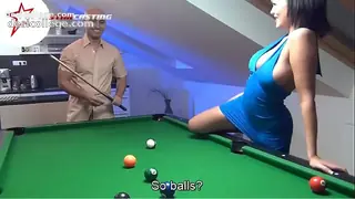 Caught Wild sex on the pool table