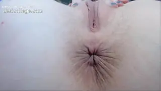 Chip Fingernail Polish Closeups And Glass Dildo Orgasm