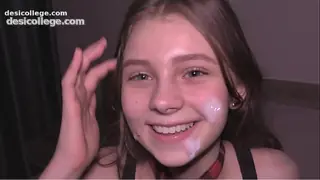 College Cutie Used As A Human Cum Dumpster