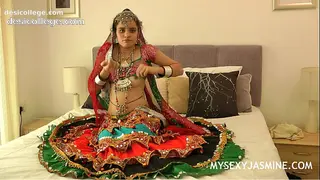 Cute Gujarati Indian Babe Jasmine Mathur Garba Dance - Desi Scandal