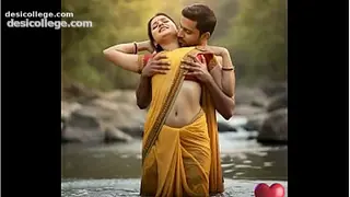 Desi BHABHI boobs press romance by devar