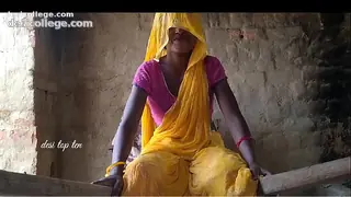 Desi Desi Indian wife husband hard fuck yellow sexy sharee
