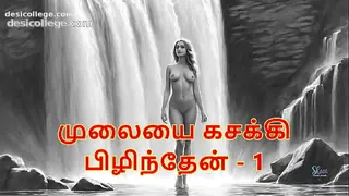 Desi I pressed her breasts part 1 - Tamil Audio Sex Story
