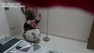 flashing dick infront of maid