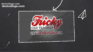 Full HD Tricky Old Teacher - Lazy student sucks her way to education