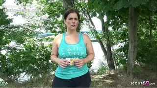 GERMAN SCOUT - BIG ASS BBW MATURE TALK TO FUCK AT STREET CASTING