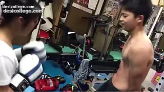 gut punch in gym room