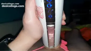 Hard cock with sex toy